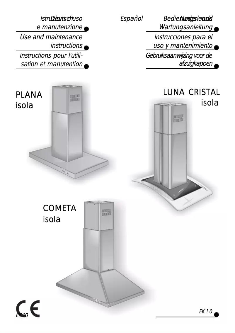 Page n°1 - Manuel utilisateur M-System EK-10 COMETA isola