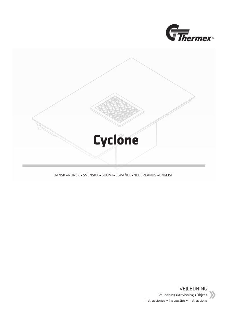 Page 1 de la notice Guide d'installation Thermex Cyclone