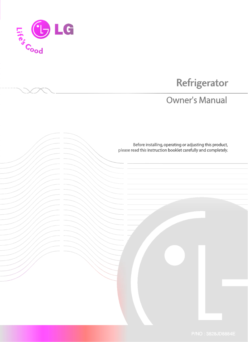 Page n°1 - Manuel utilisateur LG GR-P21TTI