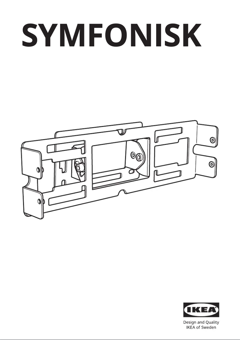 Page 1 de la notice Manuel utilisateur Ikea SYMFONISK 405.087.18