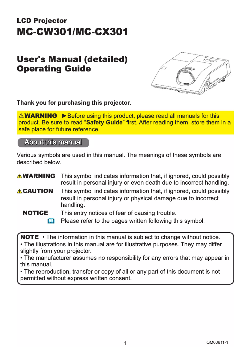 Page 1 de la notice Manuel utilisateur Maxell MC-CX301