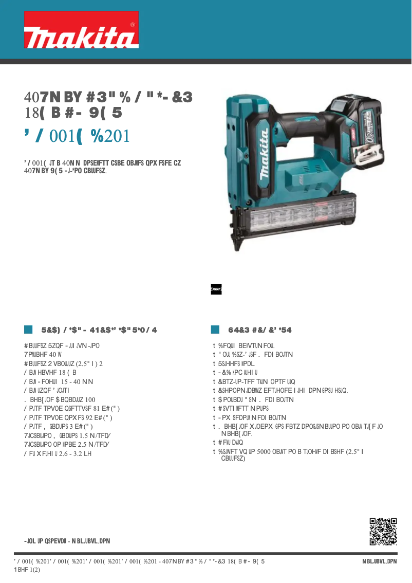 Image de la première page du manuel de l'appareil FN001GD201