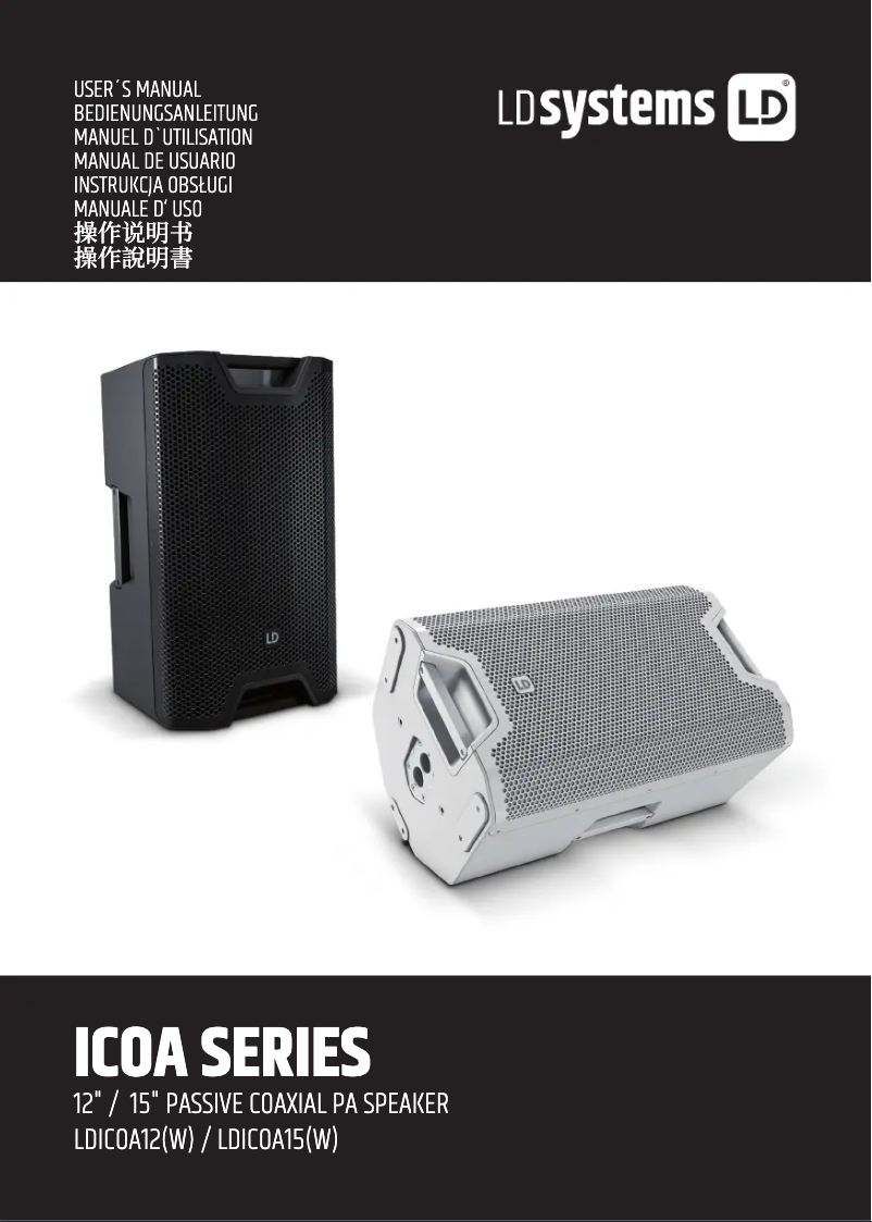 Image de la première page du manuel de l'appareil ICOA 15 W