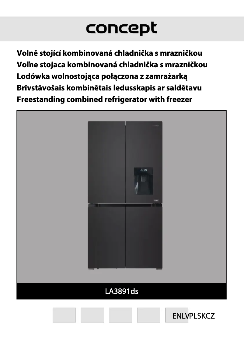 Image de la première page du manuel de l'appareil Titania LA3891DS