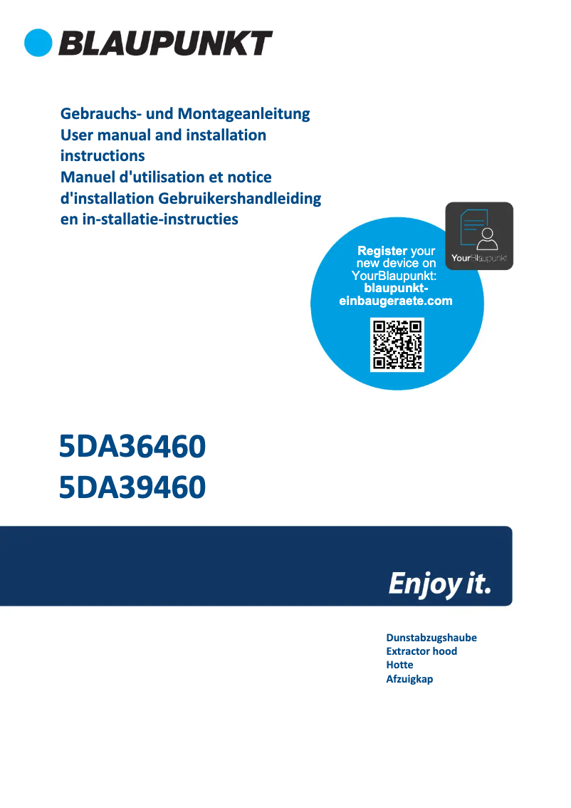 Página 1 del manual Manual de usuario Blaupunkt 5DA39460