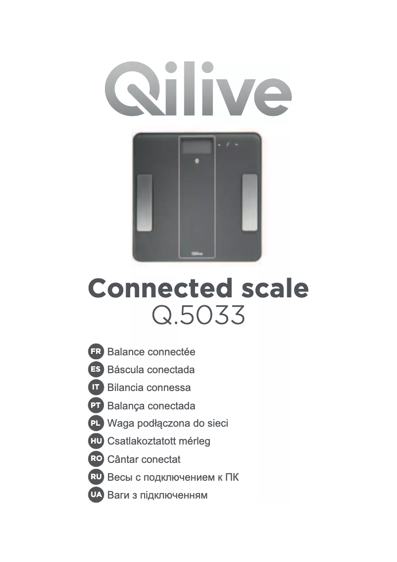 Page 1 de la notice Manuel utilisateur Qilive Q.5033