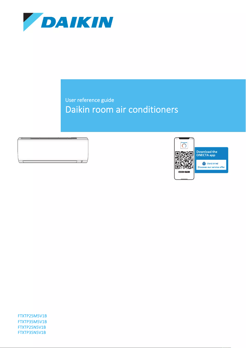 Image de la première page du manuel de l'appareil FTXTP25N5V1B