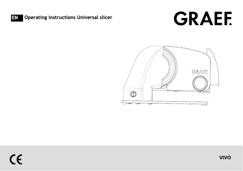 Page n°1 - Manuel utilisateur Graef Vivo 20