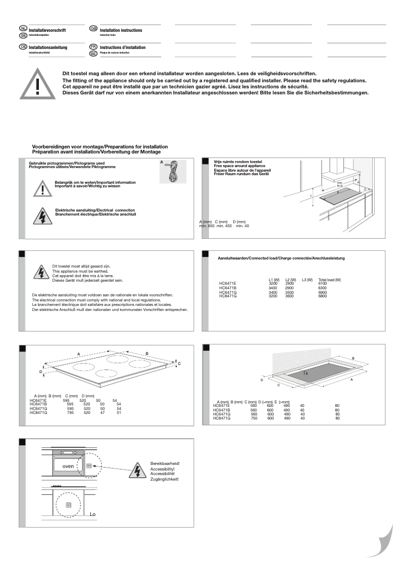 Image de la première page du manuel de l'appareil HC6471B