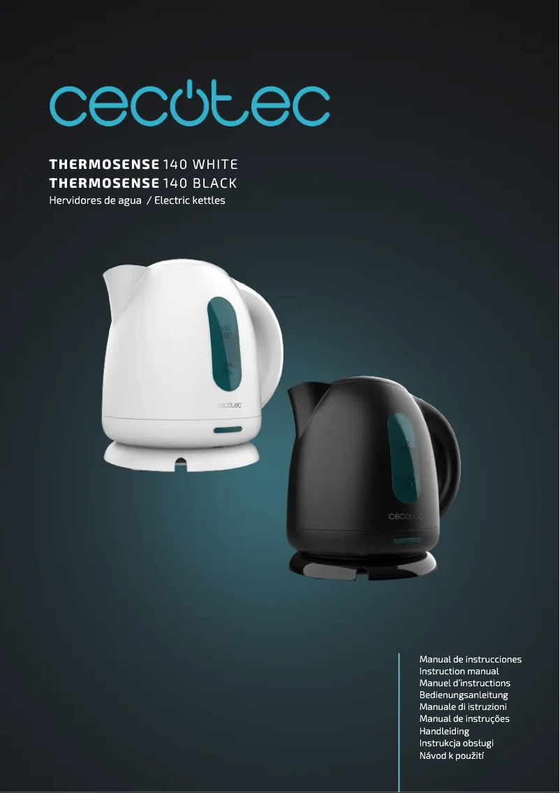 Image de la première page du manuel de l'appareil Thermosense 140