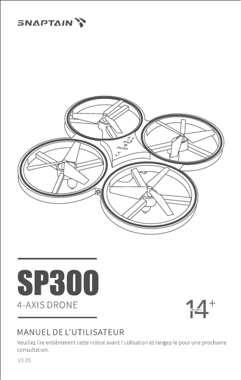 Page 1 de la notice Manuel utilisateur Snaptain SP300