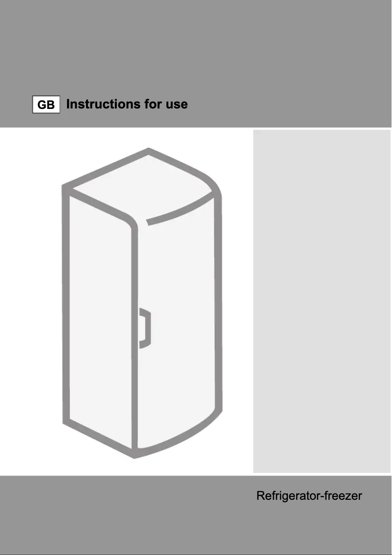 Página 1 del manual Manual de usuario Gorenje RB60299OO-L