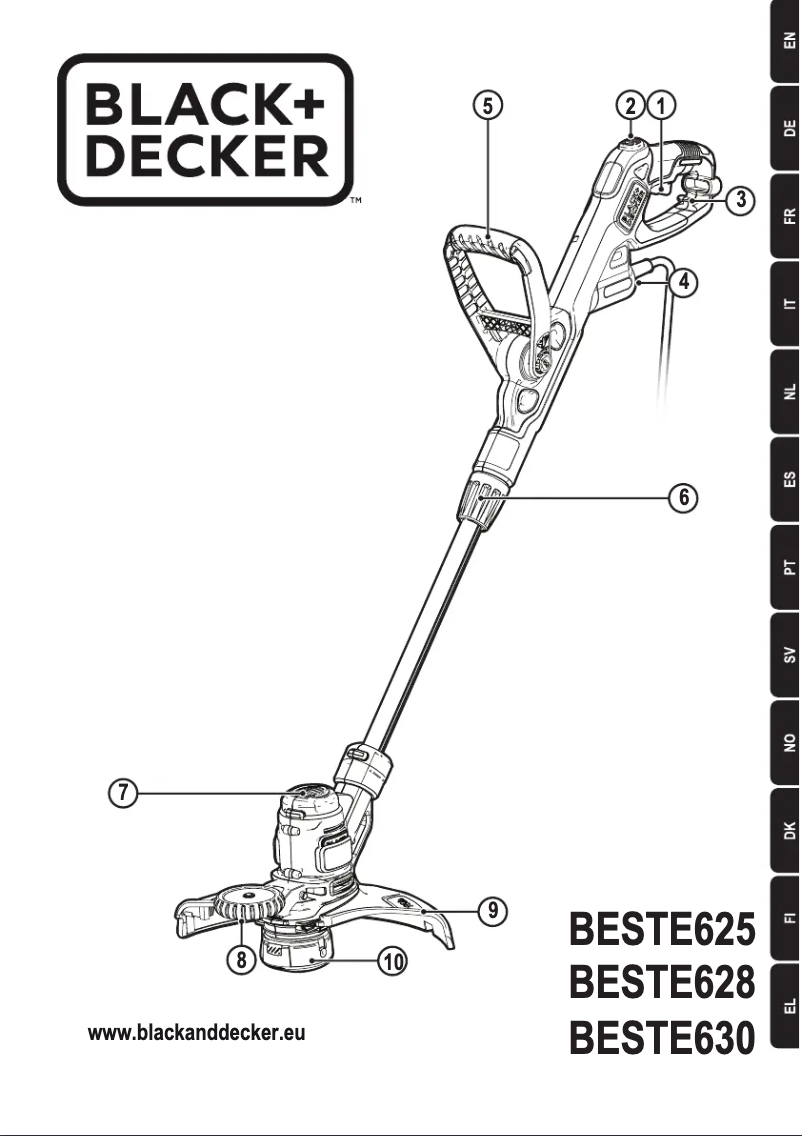 Page n°1 - Manuel utilisateur Black & Decker BESTE630