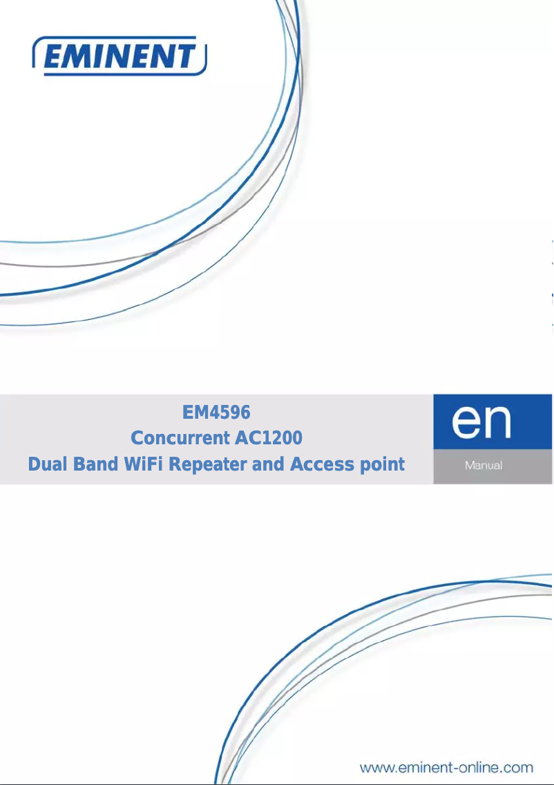 Image de la première page du manuel de l'appareil EM4596