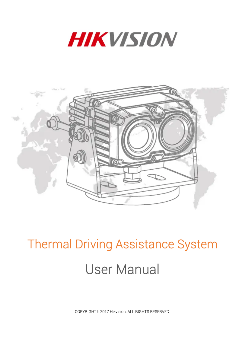 Image de la première page du manuel de l'appareil DS-2TV03-10ZI