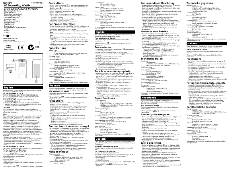 Page n°1 - Manuel utilisateur Sony DCR-TRV33