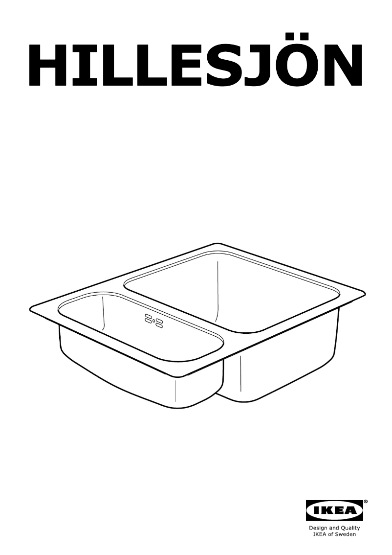 Página 1 del manual Instrucciones / montaje Ikea HILLESJÖN