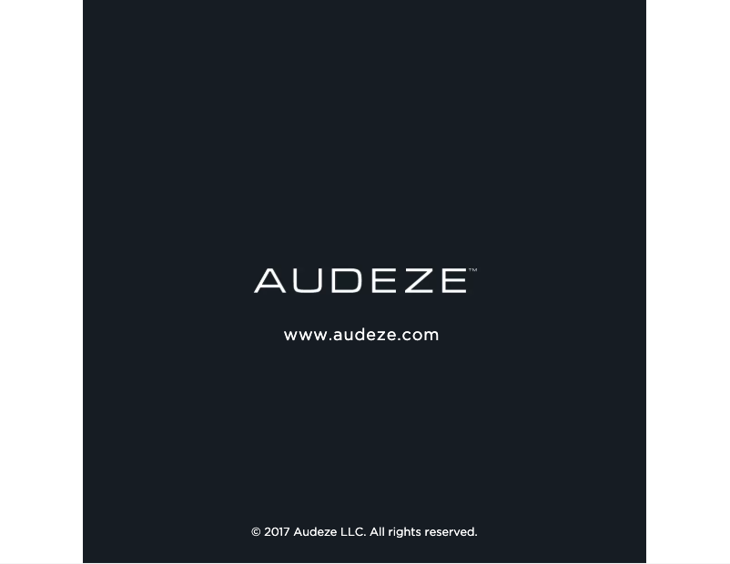 Page n°1 - Manuel utilisateur Audeze LCD-4