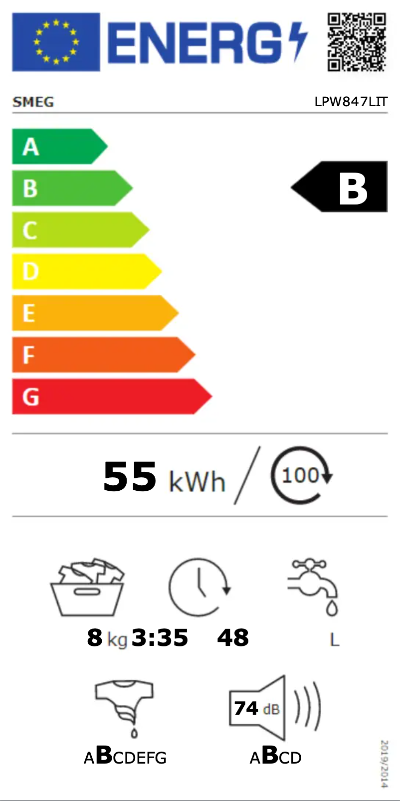 Image de la première page du manuel de l'appareil LPW847LIT