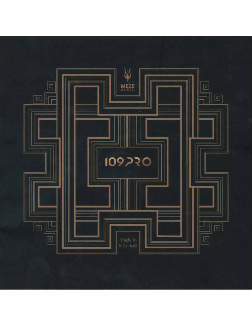 Page n°1 - Manuel utilisateur Meze Audio 109 PRO