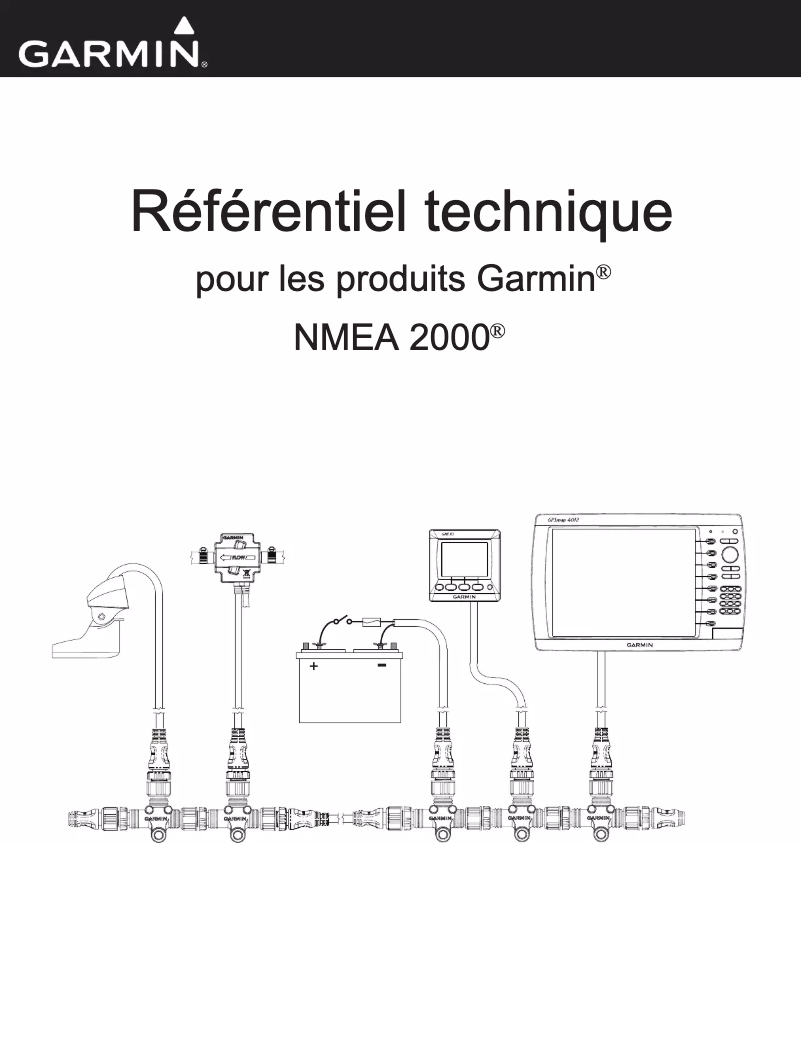 Image de la première page du manuel de l'appareil VHF 210i