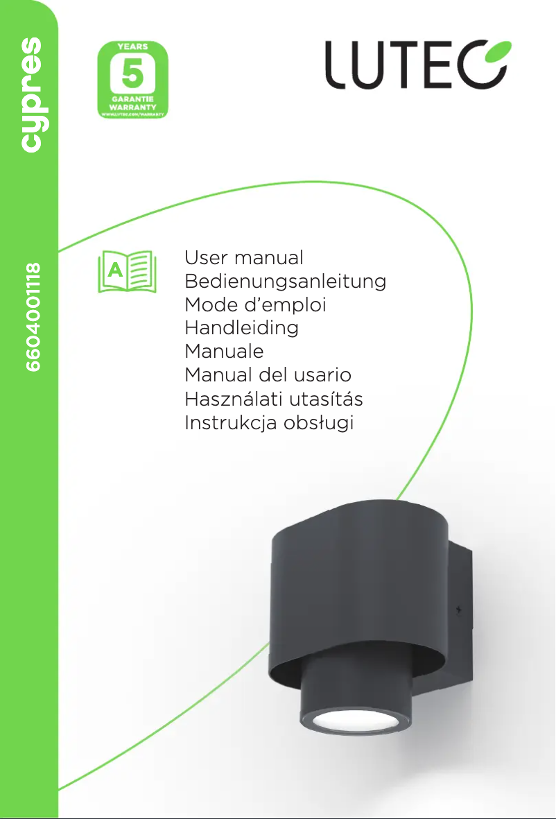 Image de la première page du manuel de l'appareil Cypres