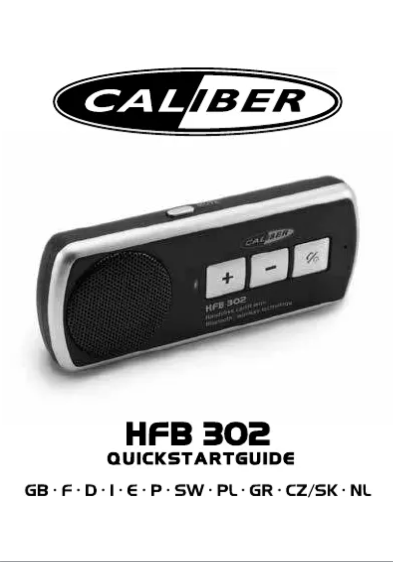 Page n°1 - Manuel utilisateur Caliber HFB 302