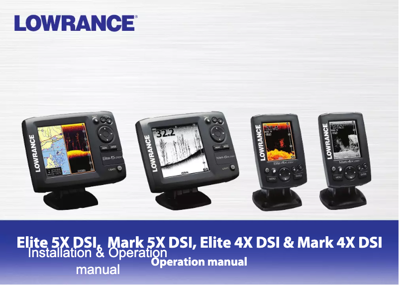 Image de la première page du manuel de l'appareil Mark 5X DSI
