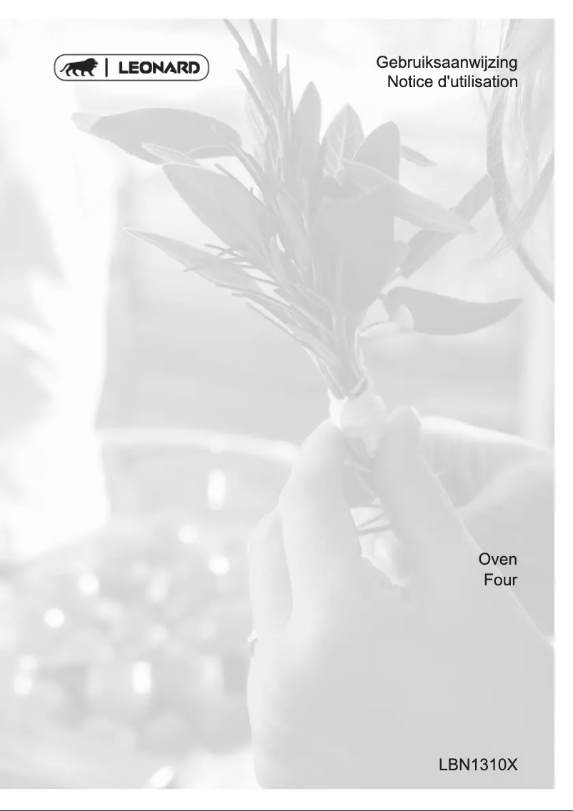 Image de la première page du manuel de l'appareil LBN1310X