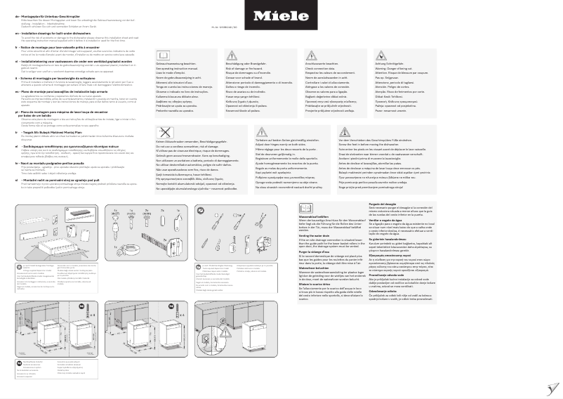 Página 1 del manual Manual de usuario Miele G 7232 SCU Selection