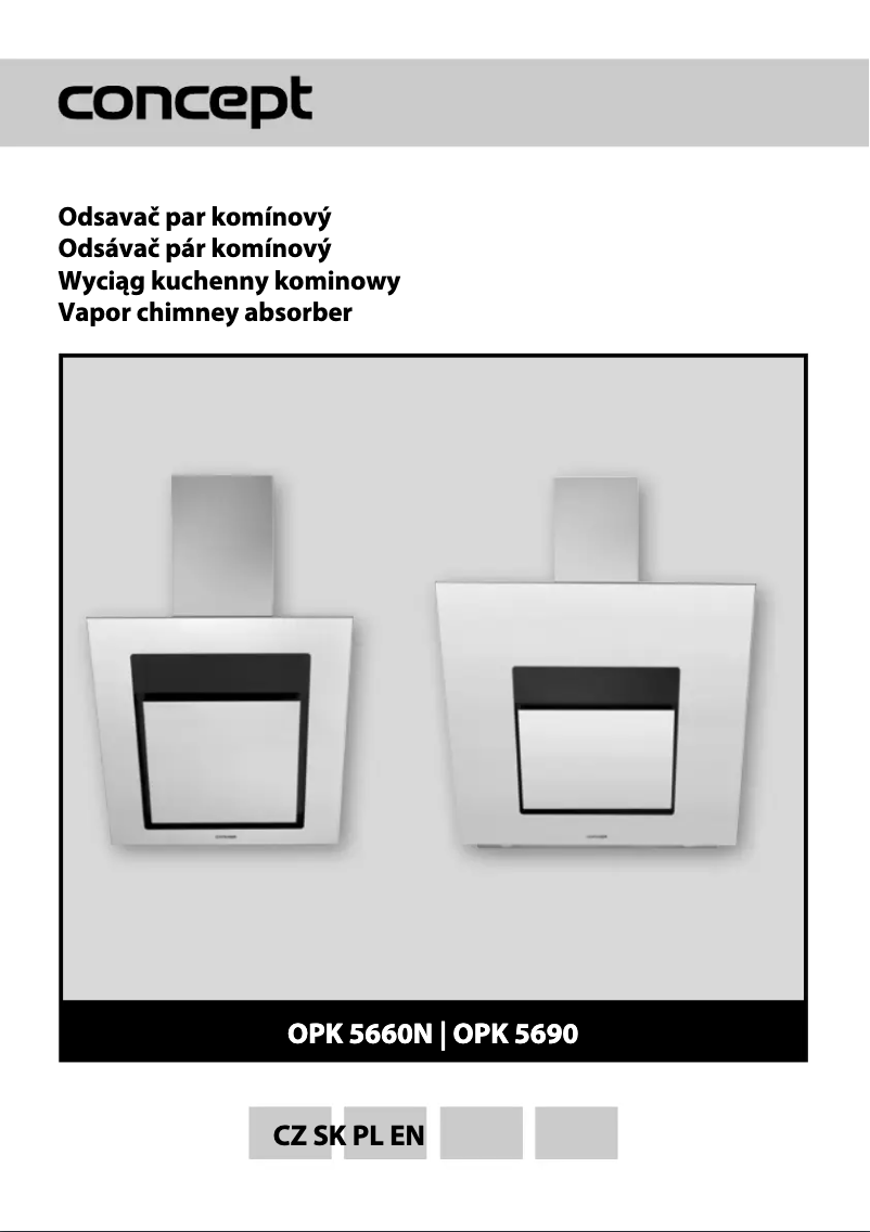 Page 1 de la notice Manuel utilisateur Concept OPK5660n