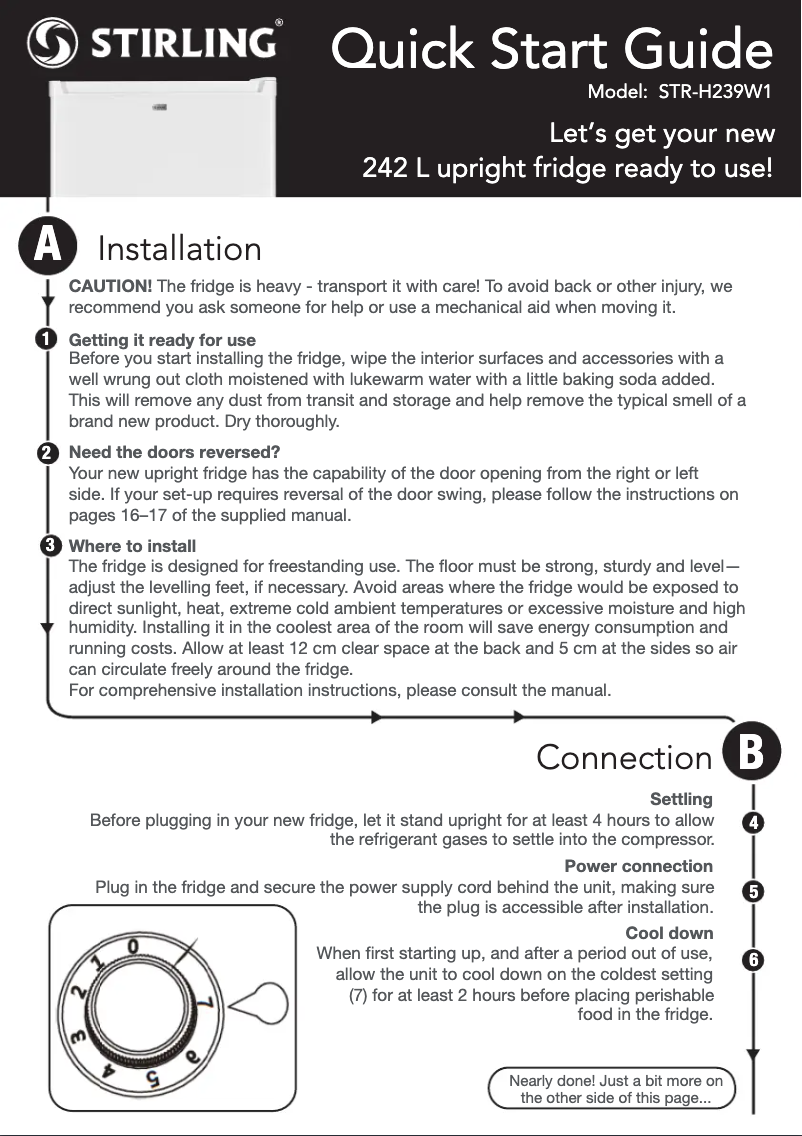 Image de la première page du manuel de l'appareil STR-H239W1