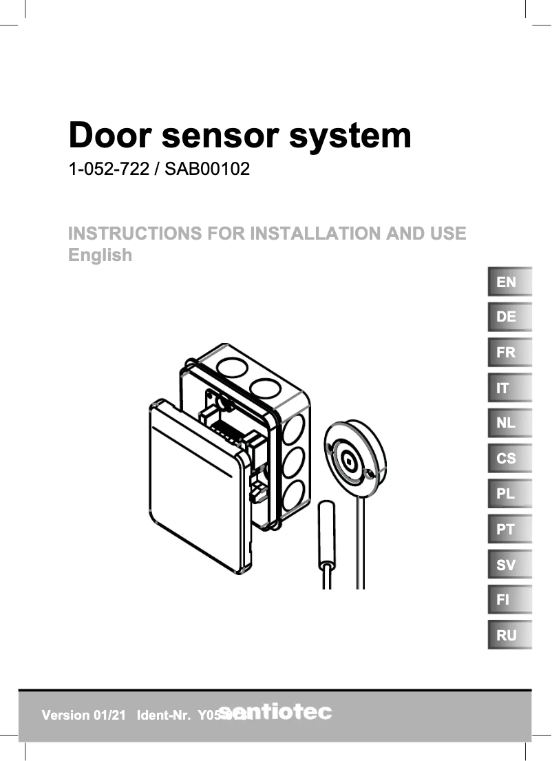 Image de la première page du manuel de l'appareil SAB00102
