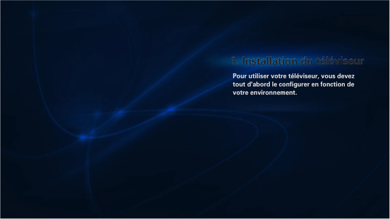 Page 1 de la notice Manuel utilisateur Samsung LE-32B551