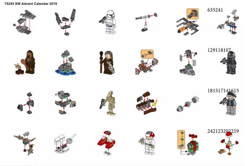 Image de la première page du manuel de l'appareil Star Wars 75245