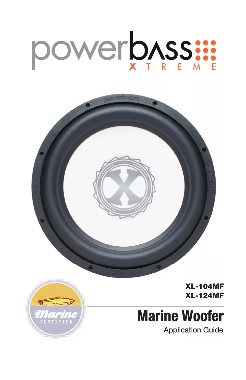 Page n°1 - Manuel utilisateur PowerBass XL-104MF