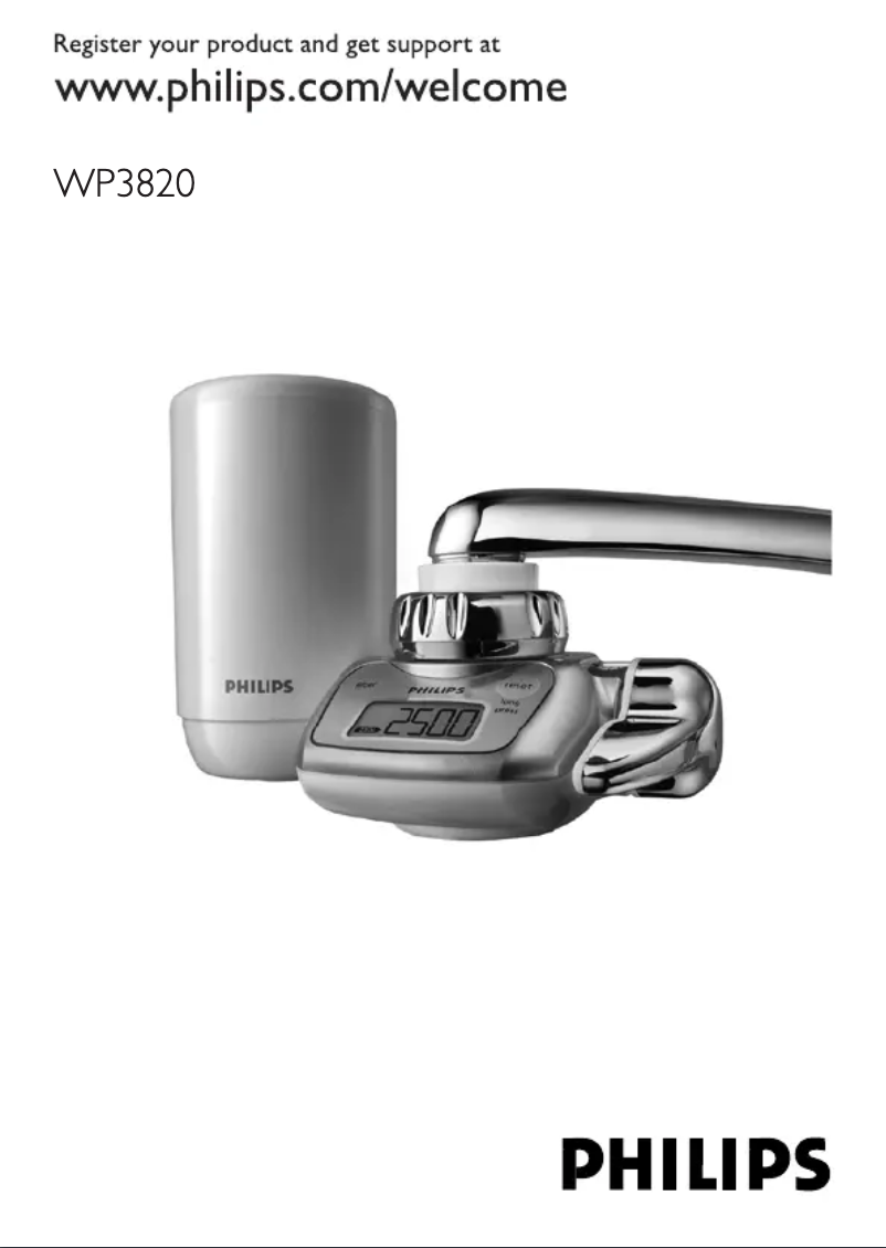 Page n°1 - Manuel utilisateur Philips Pure water UV WP3820