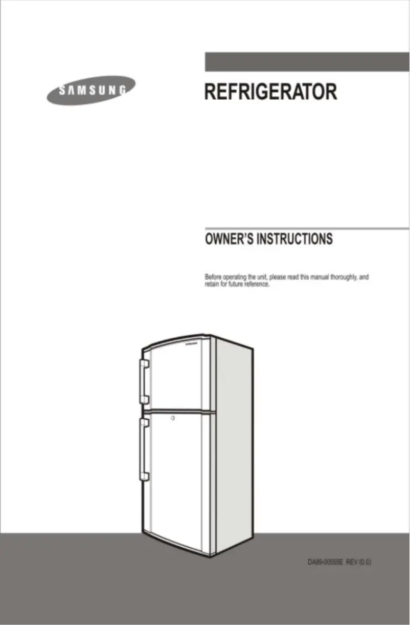 Page 1 de la notice Manuel utilisateur Samsung RT25BVWR