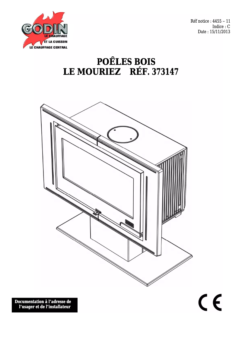 Page 1 de la notice Manuel utilisateur Godin Mouriez 373147