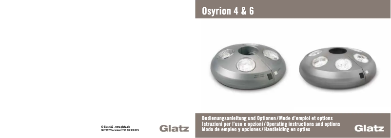 Image de la première page du manuel de l'appareil Osyrion 4