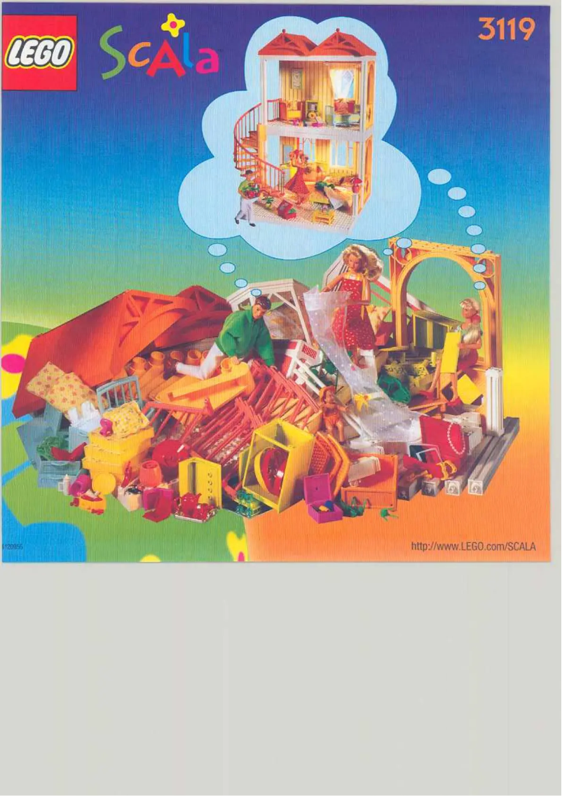 Page 1 de la notice Manuel utilisateur Lego Scala 3119