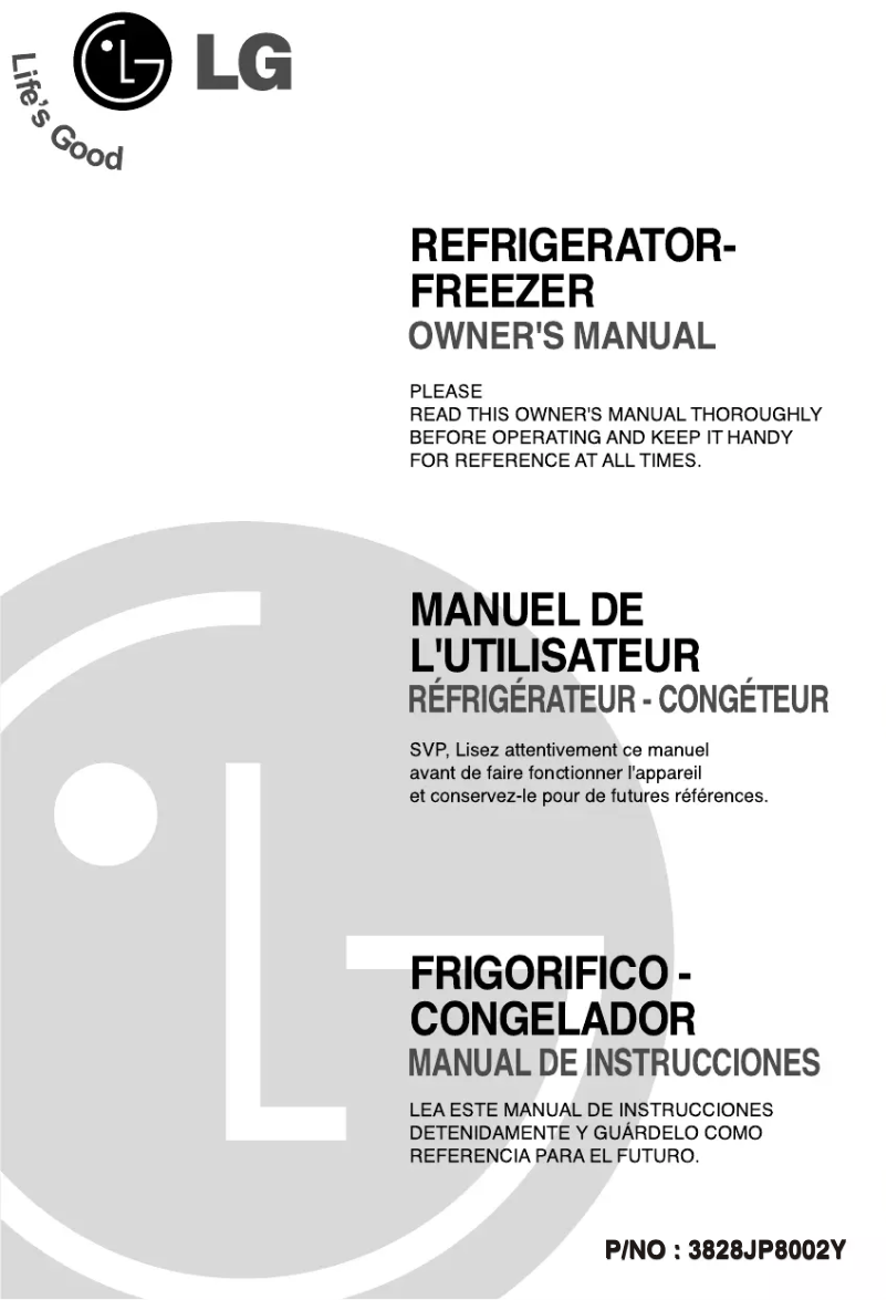 Página 1 del manual Manual de usuario LG GN-U232RL