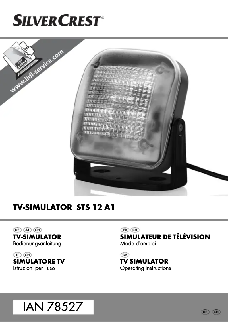 Page 1 de la notice Manuel utilisateur SilverCrest STS 12 A1