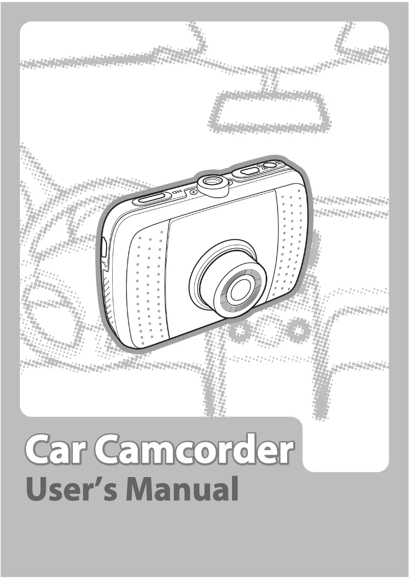 Image de la première page du manuel de l'appareil Car Camcorder X5