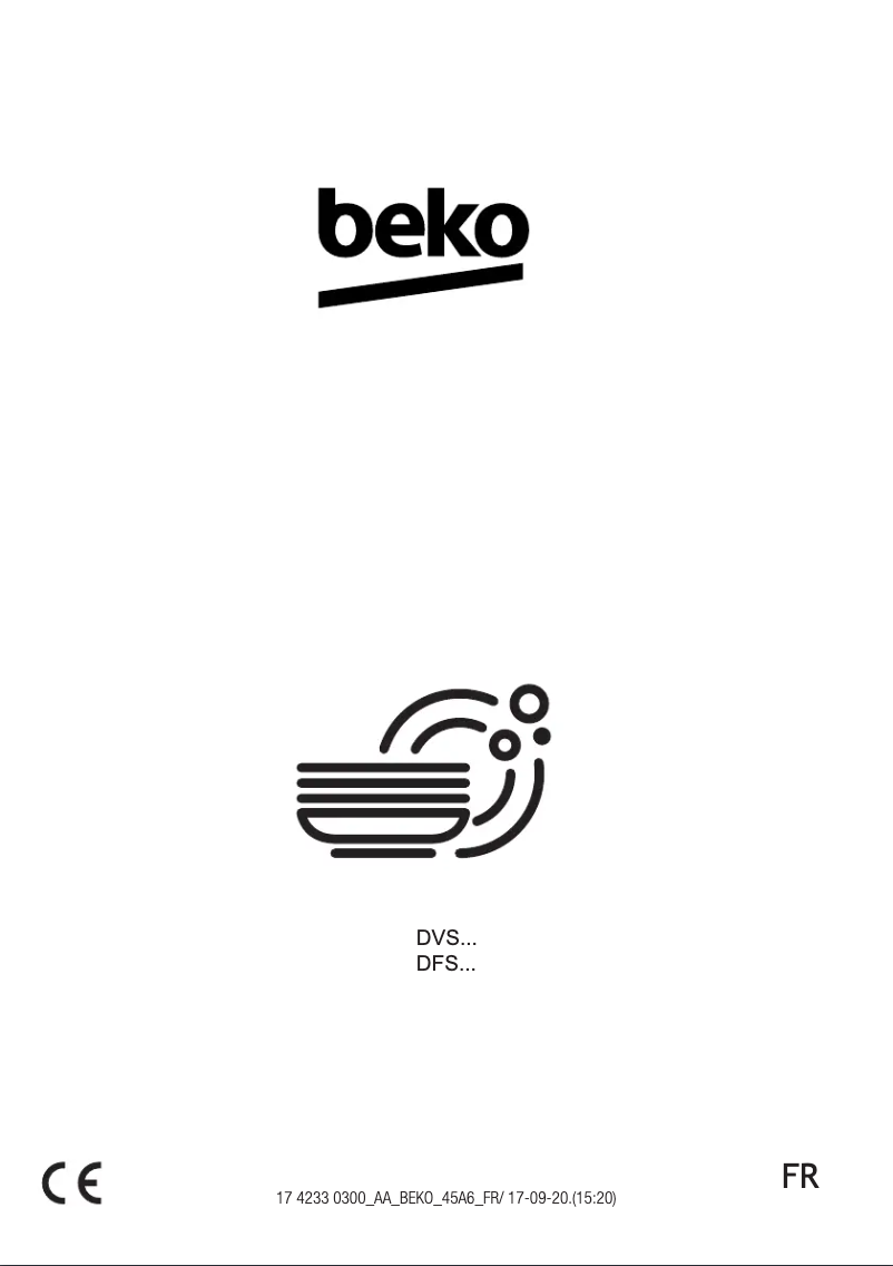Page 1 de la notice Manuel utilisateur Beko DVS05024S