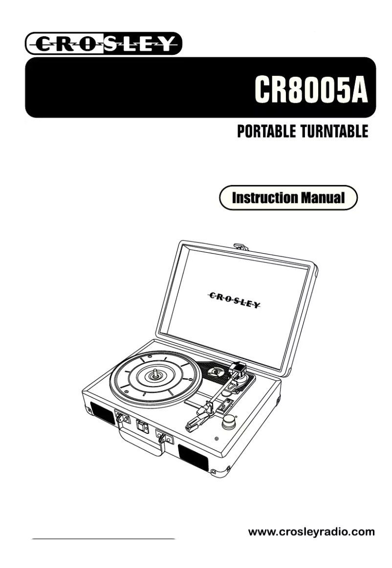 Page n°1 - Manuel utilisateur Crosley Cruiser CR8005A