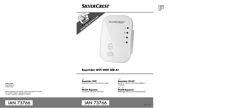 Page 1 de la notice Manuel utilisateur SilverCrest SWR 300 A1