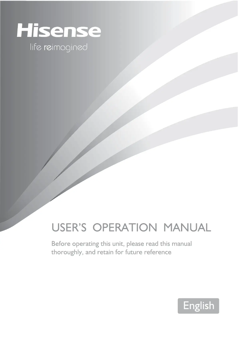 Image de la première page du manuel de l'appareil RL475N4BC2