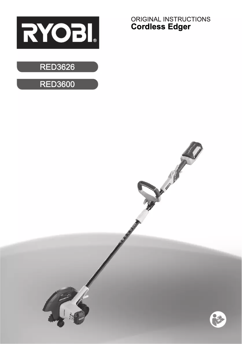 Page 1 de la notice Manuel utilisateur RYOBI RED3600