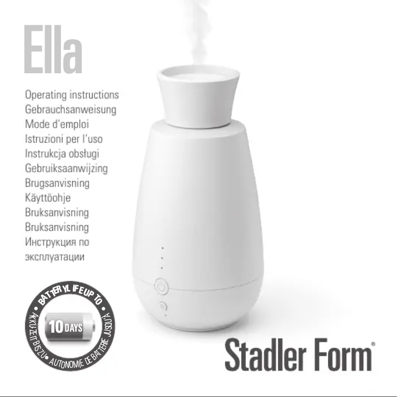 Image de la première page du manuel de l'appareil Ella